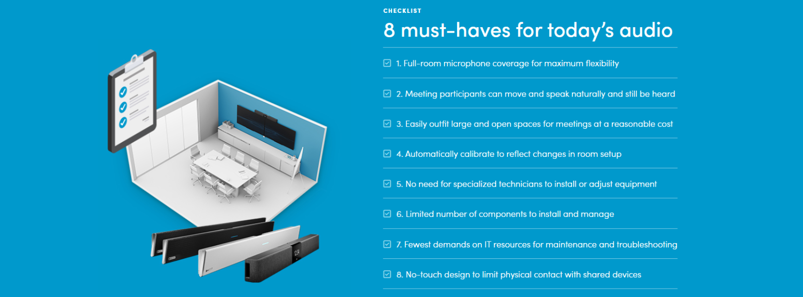 Nureva banner checklist